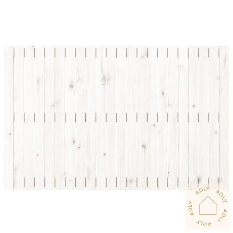 Veggmontert Sengegavl Hvit 140X3X90 Cm Heltre Furu