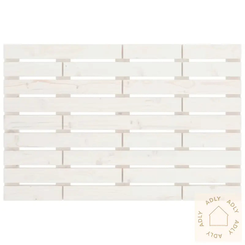 Veggmontert Sengegavl Hvit 81X3X63 Cm Heltre Furu