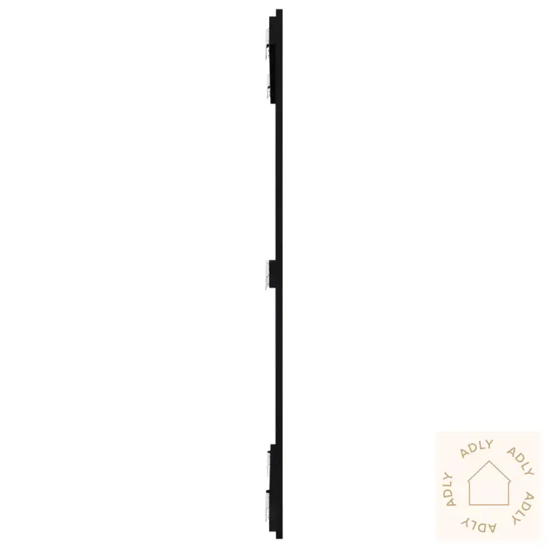 Veggmontert Sengegavl Svart 95,5X3X110 Cm Heltre Furu