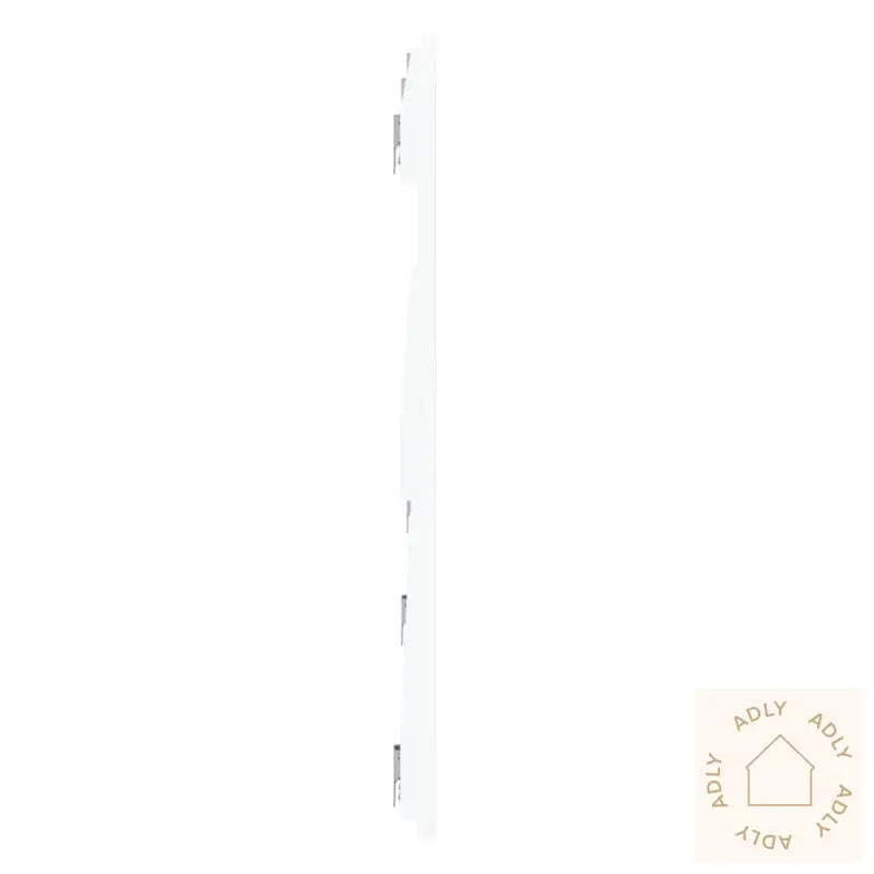 Veggmontert Sengegavl Hvit 204X3X60 Cm Heltre Furu