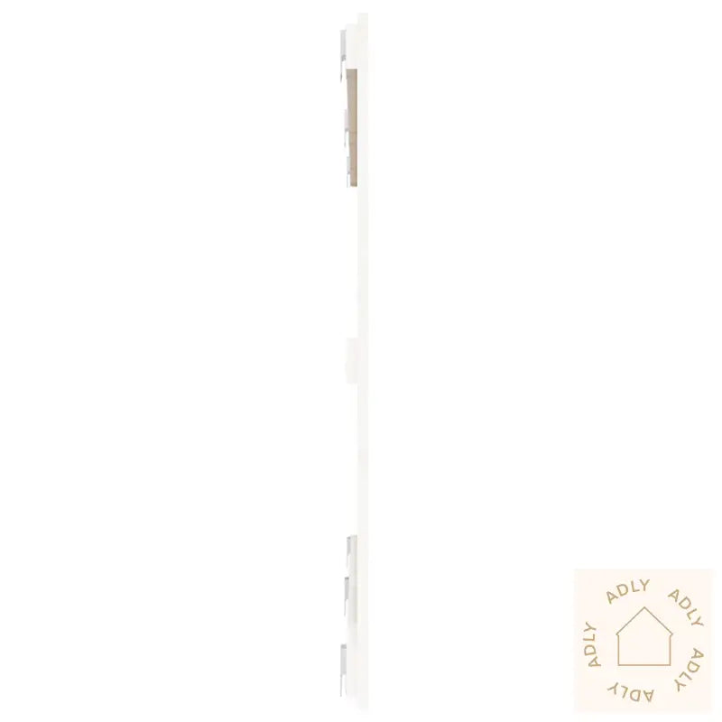 Veggmontert Sengegavl Hvit 159,5X3X90 Cm Heltre Furu