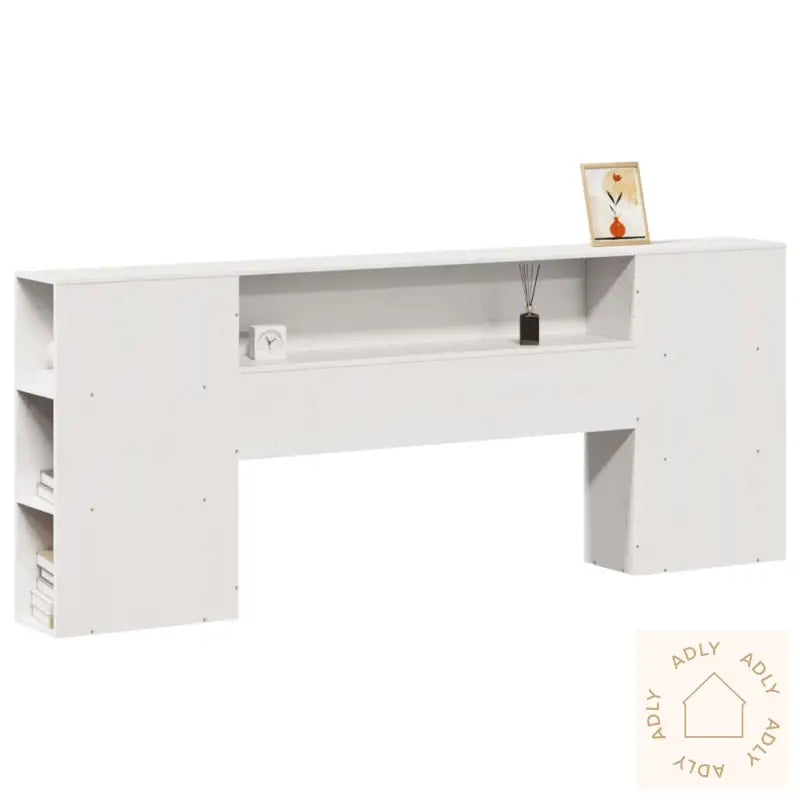 Hodegavl Med Oppbevaring Hvit 180 Cm Heltre Furu