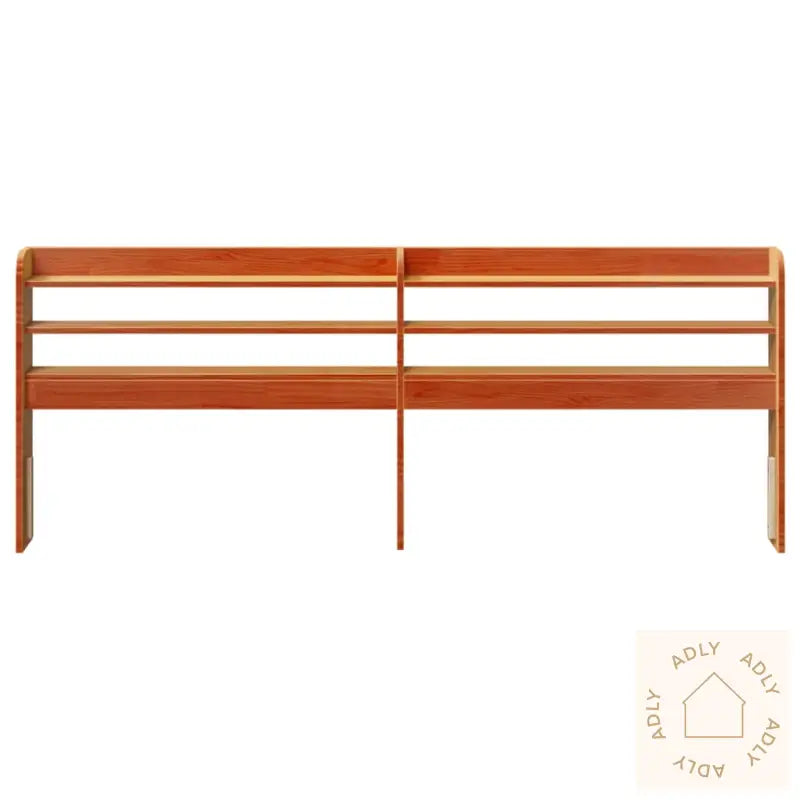 Hodegavl Med Hyller Voksbrun 180 Cm Heltre Furu