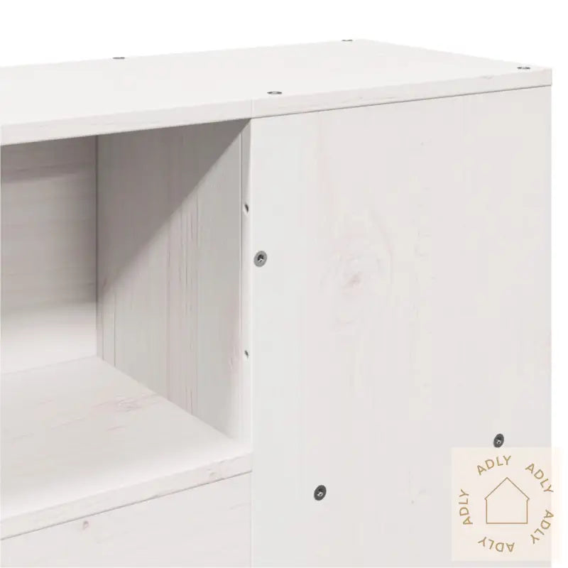 Hodegavl Med Oppbevaring Hvit 180 Cm Heltre Furu