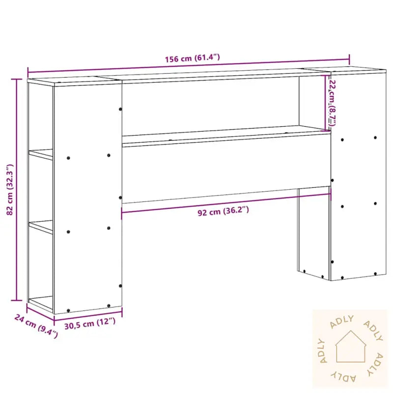 Hodegavl Med Oppbevaring Hvit 150 Cm Heltre Furu