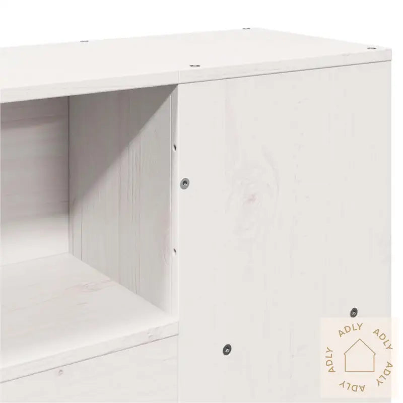 Hodegavl Med Oppbevaring Hvit 150 Cm Heltre Furu