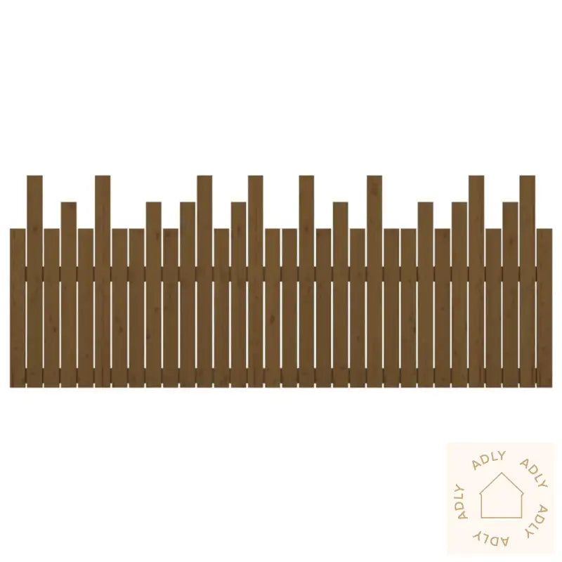 Veggmontert Hodegavl Honningbrun 204X3X80 Cm Heltre Furu