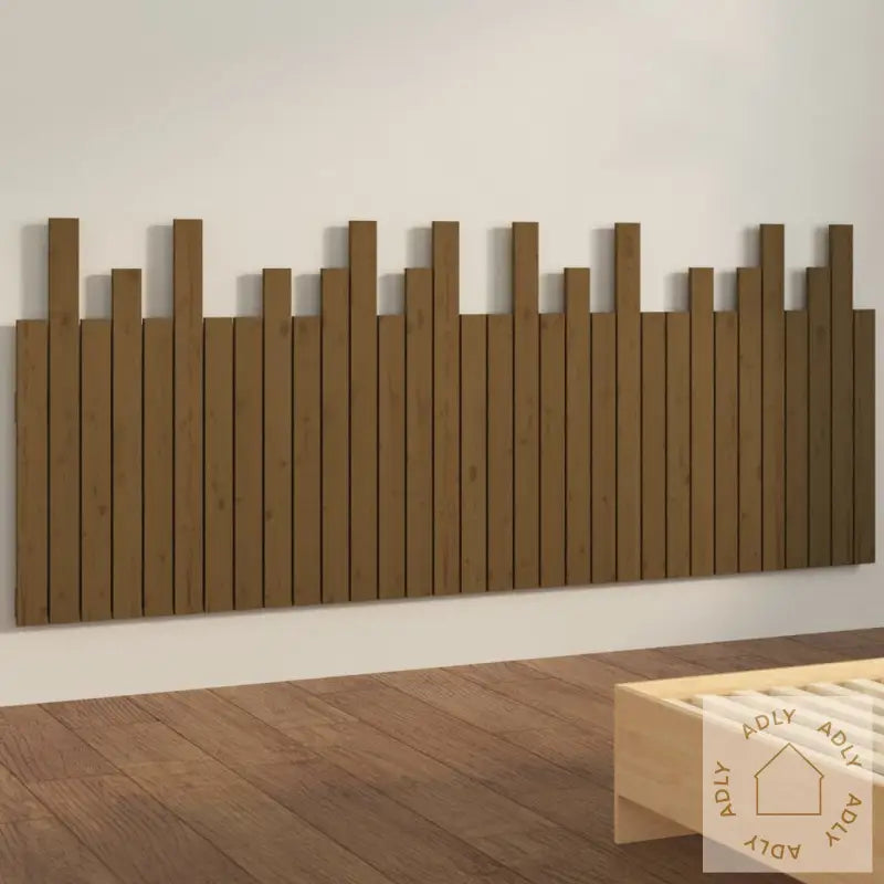 Veggmontert Hodegavl Honningbrun 204X3X80 Cm Heltre Furu
