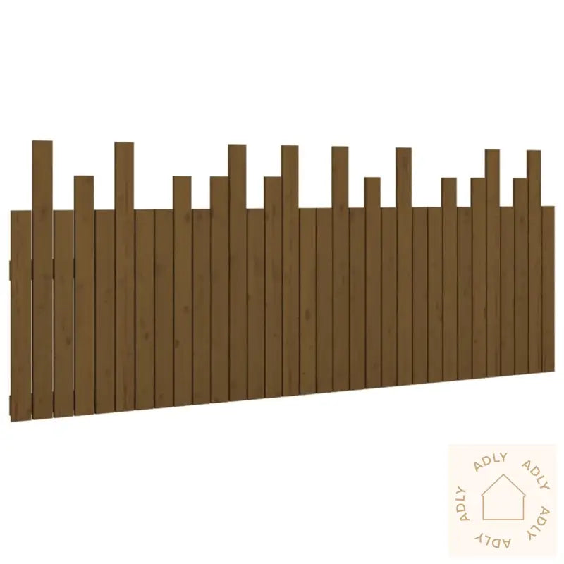 Veggmontert Hodegavl Honningbrun 204X3X80 Cm Heltre Furu