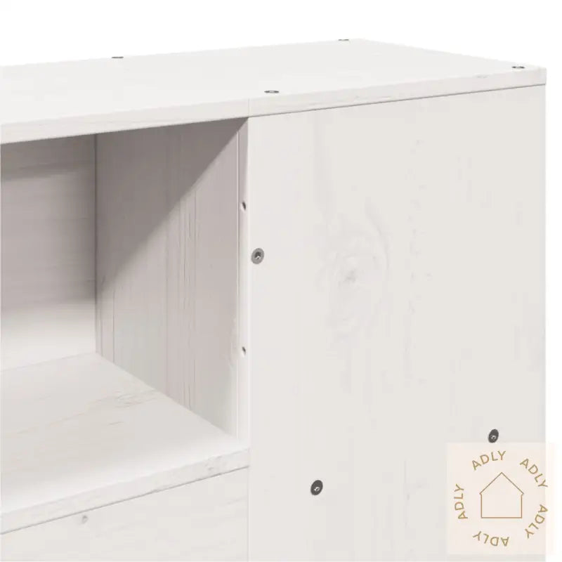 Hodegavl Med Oppbevaring Hvit 120 Cm Heltre Furu