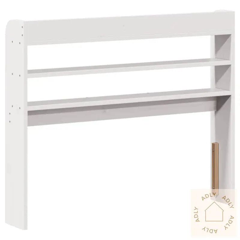 Hodegavl Med Hyller Hvit 90 Cm Heltre Furu