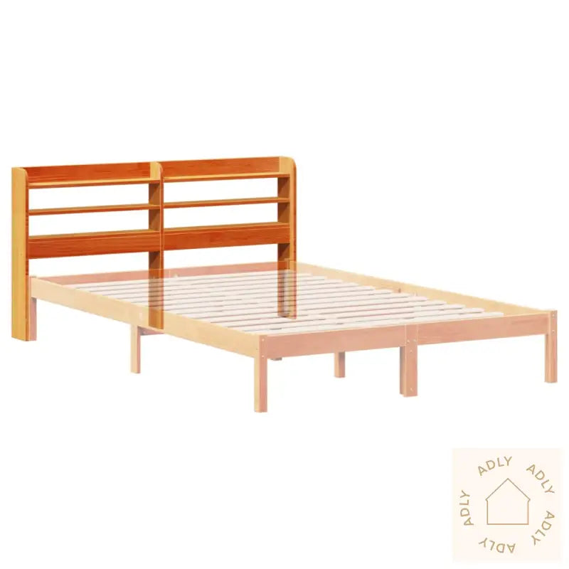 Hodegavl Med Hyller Voksbrun 135 Cm Heltre Furu