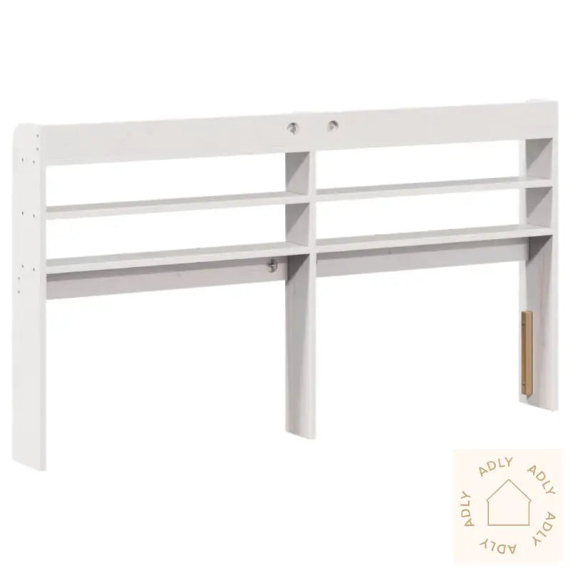 Hodegavl Med Hyller Hvit 150 Cm Heltre Furu
