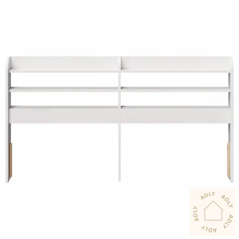Hodegavl Med Hyller Hvit 150 Cm Heltre Furu