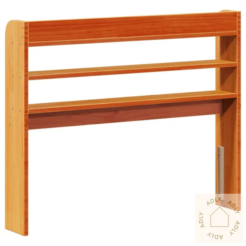 Hodegavl Med Hyller Voksbrun 75 Cm Heltre Furu