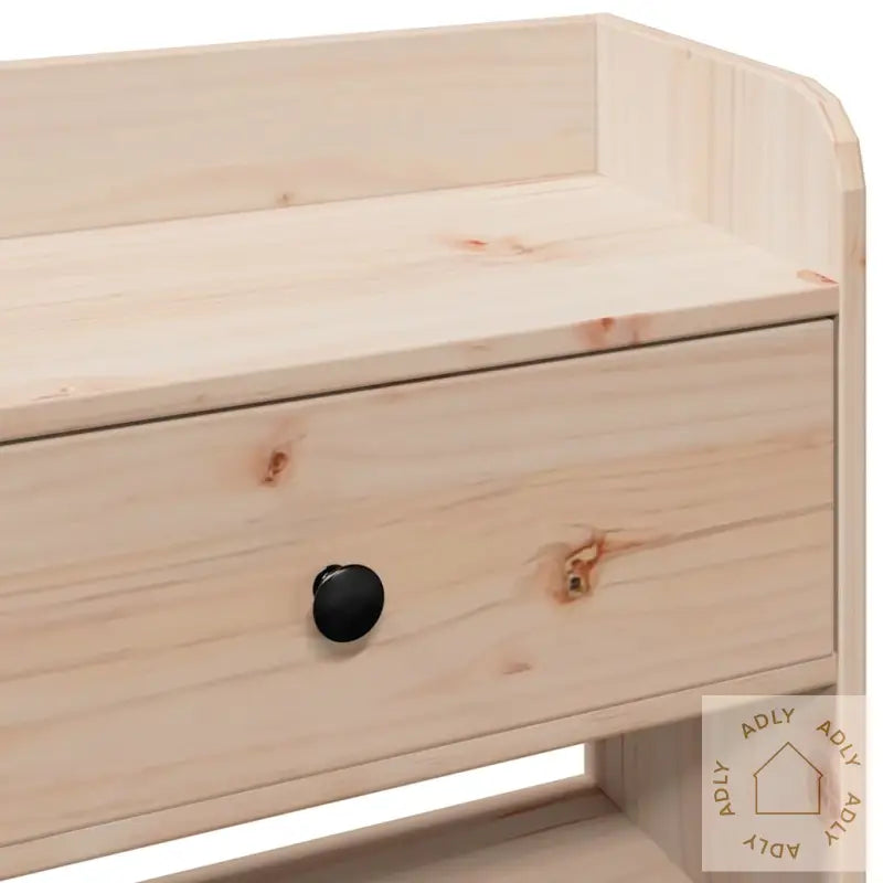 Hodegavl Med Oppbevaring Voksbrun 135 Cm Heltre Furu