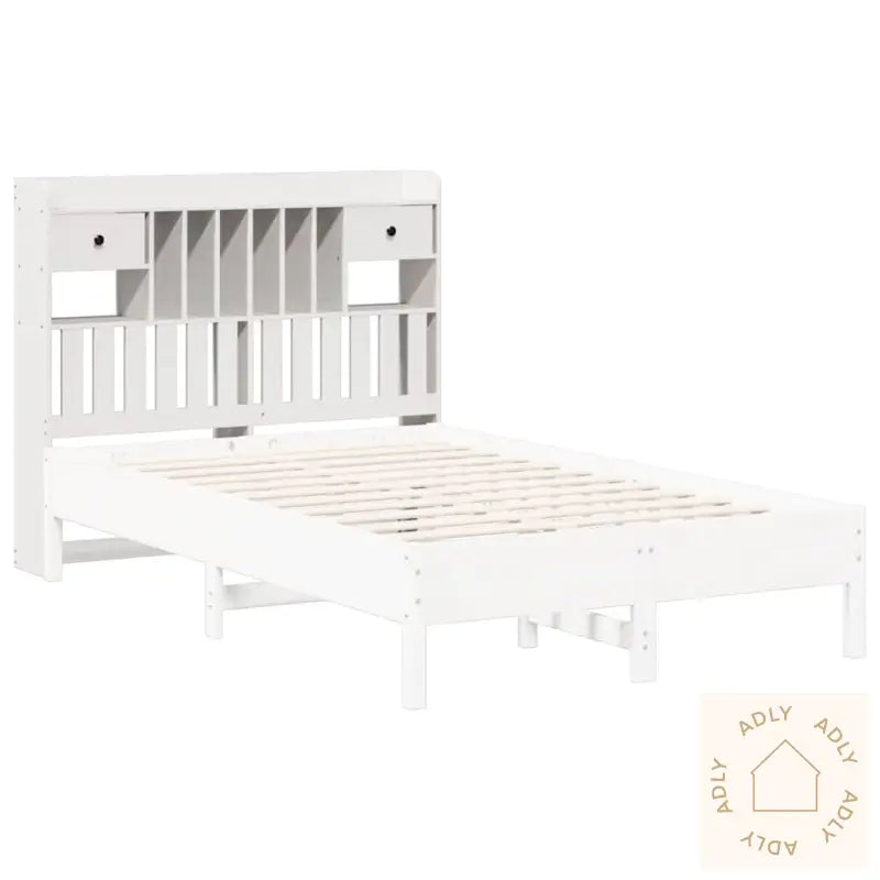 Hodegavl Med Oppbevaring Hvit 135 Cm Heltre Furu