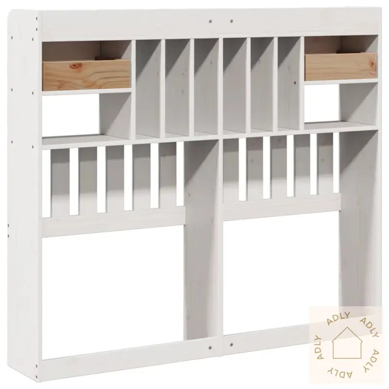 Hodegavl Med Oppbevaring Hvit 135 Cm Heltre Furu