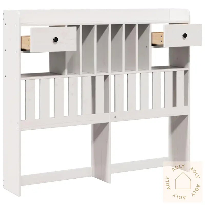 Hodegavl Med Oppbevaring Hvit 135 Cm Heltre Furu