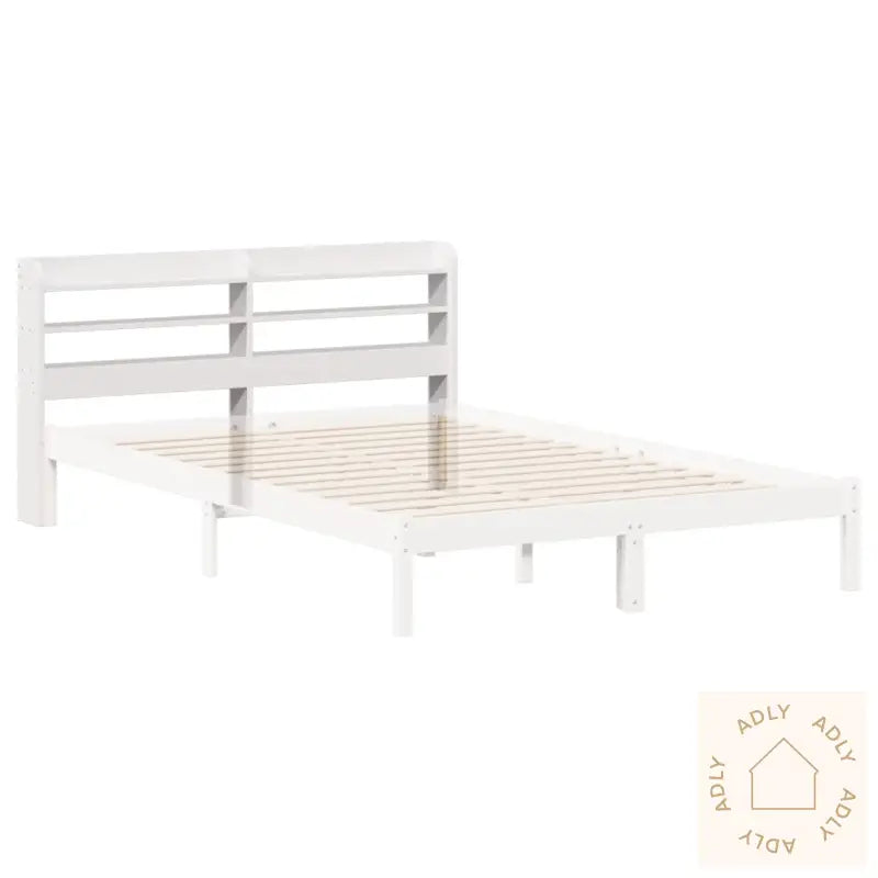 Hodegavl Med Hyller Hvit 140 Cm Heltre Furu
