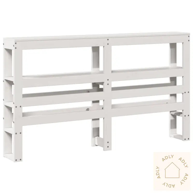 Hodegavl Med Hyller Hvit 135 Cm Heltre Furu