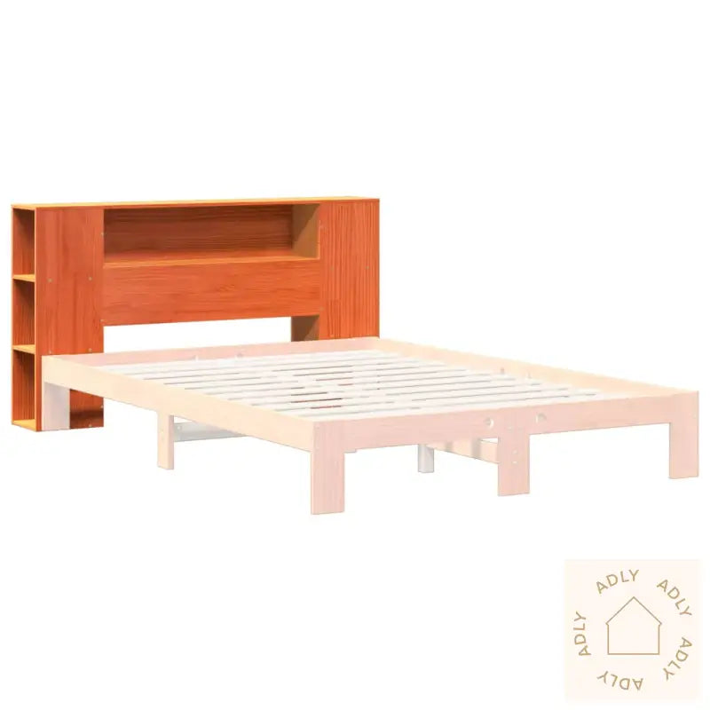 Hodegavl Med Oppbevaring Voksbrun 120 Cm Heltre Furu