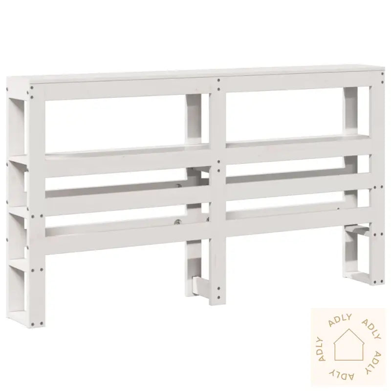 Hodegavl Med Hyller Hvit 140 Cm Heltre Furu