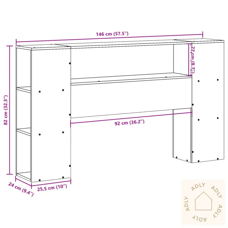 Hodegavl Med Oppbevaring Hvit 140 Cm Heltre Furu