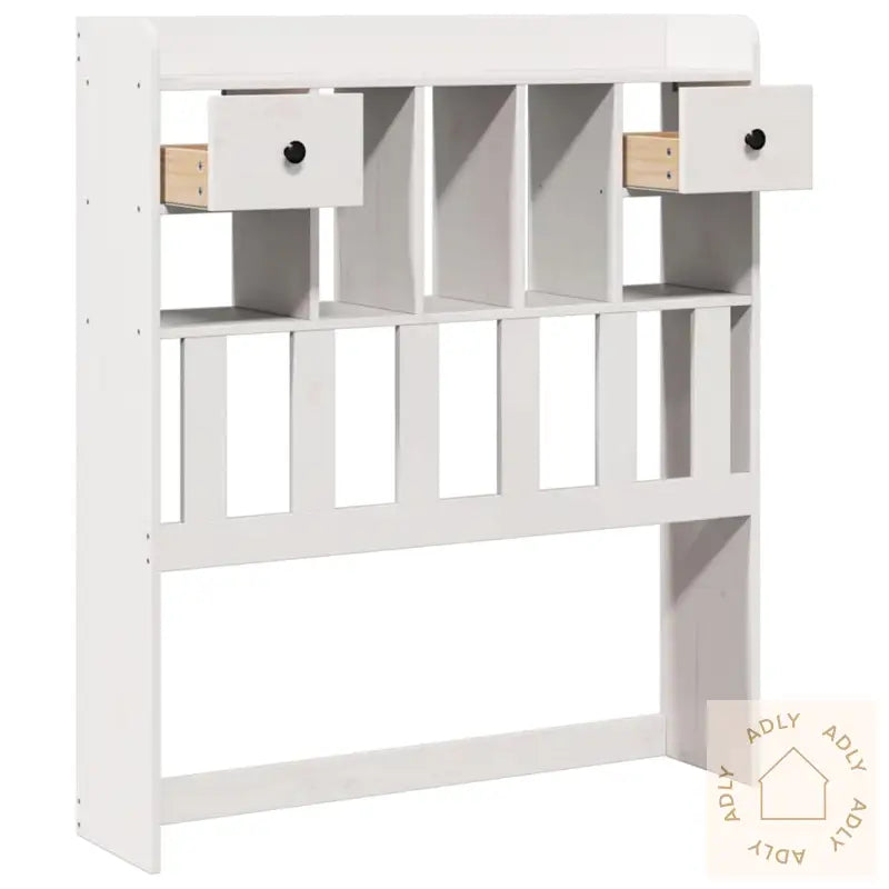 Hodegavl Med Oppbevaring Hvit 100 Cm Heltre Furu