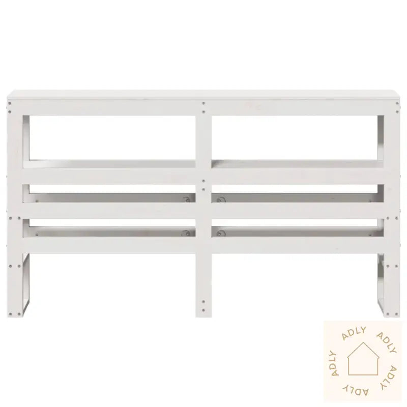 Hodegavl Med Hyller Hvit 140 Cm Heltre Furu