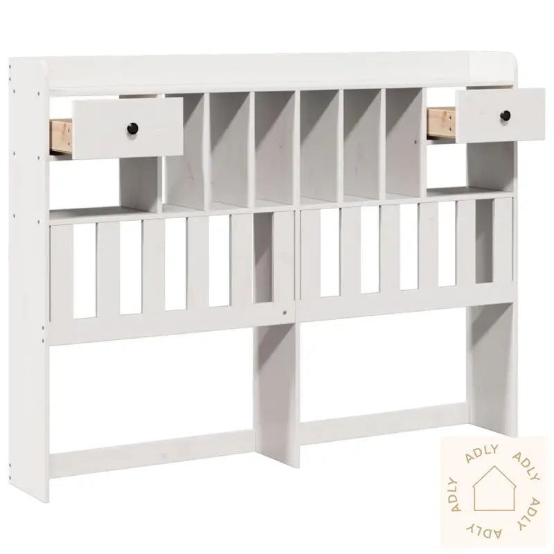 Hodegavl Med Oppbevaring Hvit 140 Cm Heltre Furu