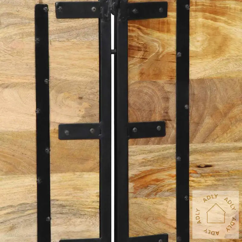 Sengegavl 200 Cm Heltre Mango Og Jern