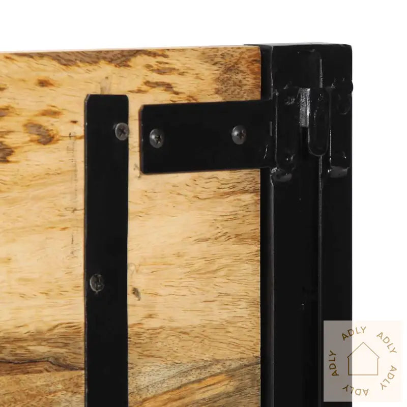 Sengegavl 120 Cm Heltre Mango Og Jern