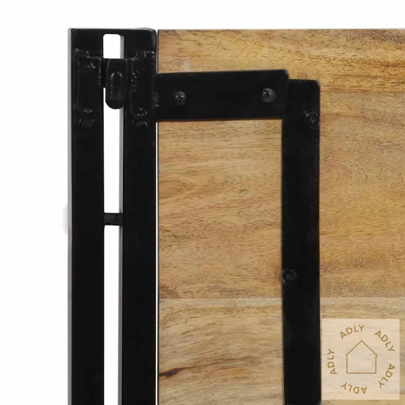 Sengegavl 100 Cm Heltre Mango Og Jern