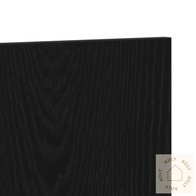 Seng Hodegavl Svart Eik 200X1,5X80 Cm Ingeniørtre