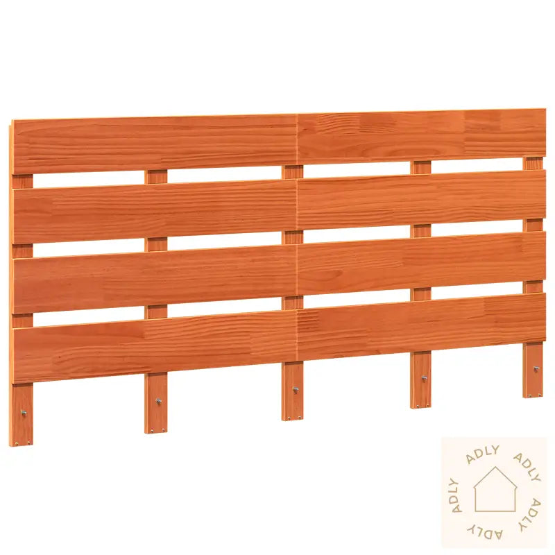 Hodegavl Voksbært Brun 140 Cm Massivt Furutre
