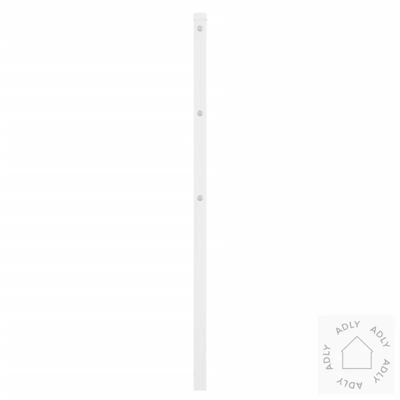 Sengegavl I Metall Hvit 90 Cm