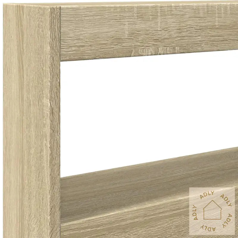 Hodegavl Skap Med Led Sonoma Eik 100X17X102 Cm