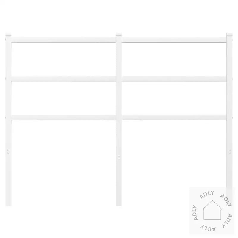 Sengegavl I Metall Hvit 120 Cm