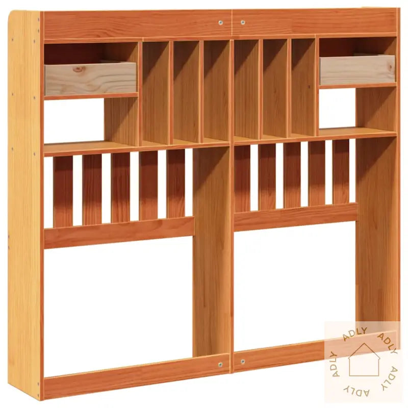 Hodegavl Med Oppbevaring Voksbrun 135 Cm Heltre Furu