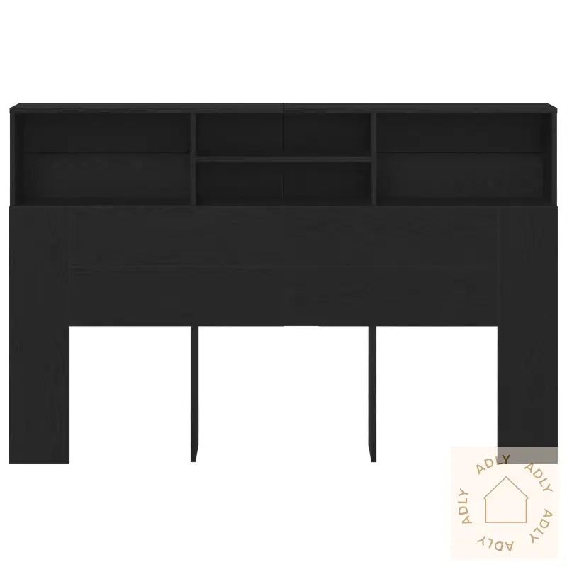 Hodegavl Kabinett I Svart Eik - 160X19X103.5 Cm Laget Av Ingeniørtre