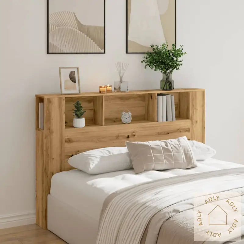 Hodegavl Med Hylle Artisan Eik 160X18,5X103,5 Cm Konstruert Tre