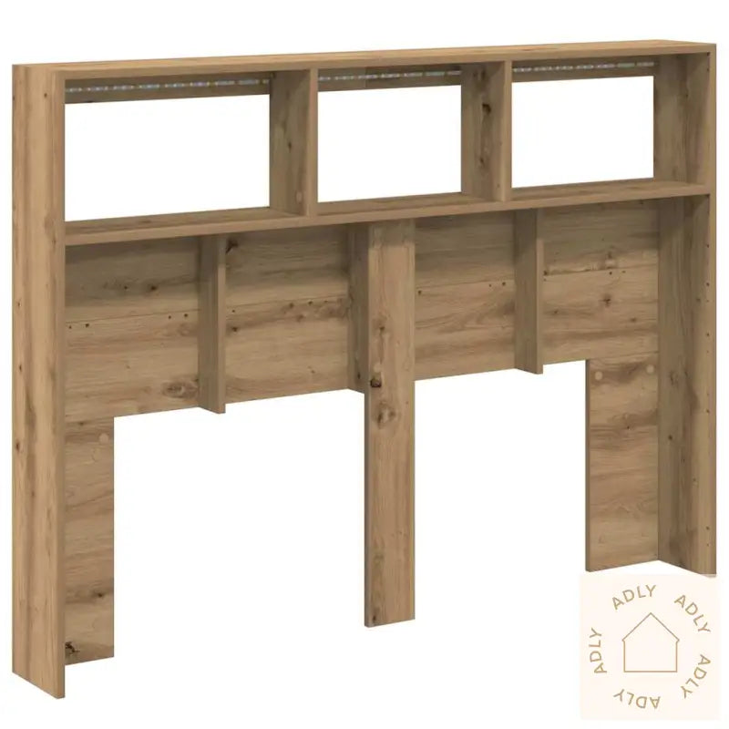 Hodegavl Skap Med Led Artisan Eik 140X17X102 Cm