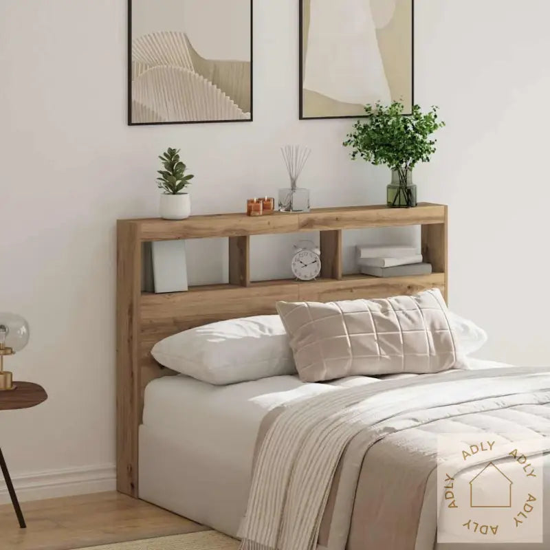 Hodegavl Skap Med Led Artisan Eik 140X17X102 Cm