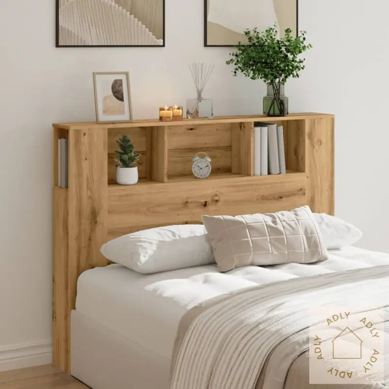 Hodegavl Med Hylle Artisan Eik 140X18,5X102,5 Cm Konstruert Tre