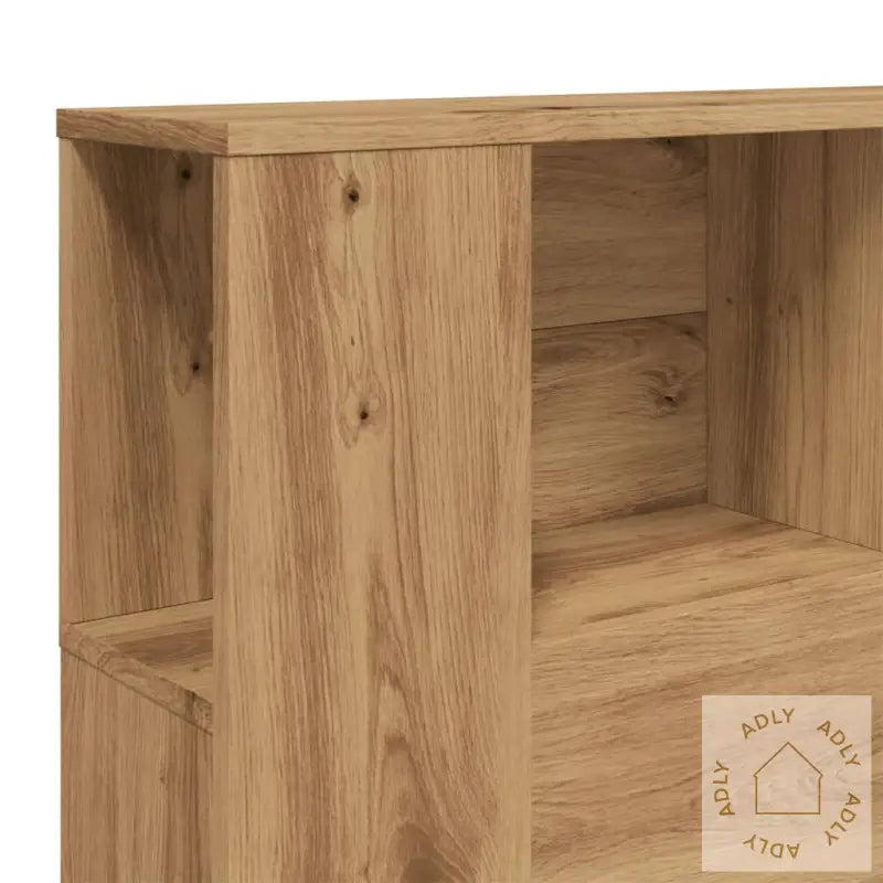 Hodegavl Med Hylle Artisan Eik 140X18,5X102,5 Cm Konstruert Tre