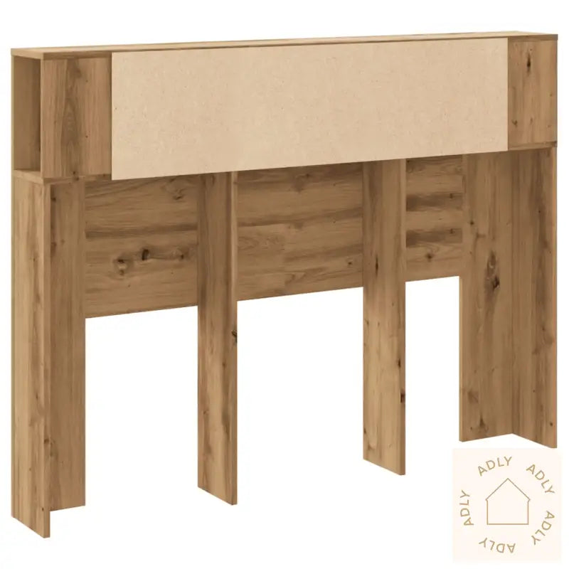 Hodegavl Med Hylle Artisan Eik 140X18,5X102,5 Cm Konstruert Tre
