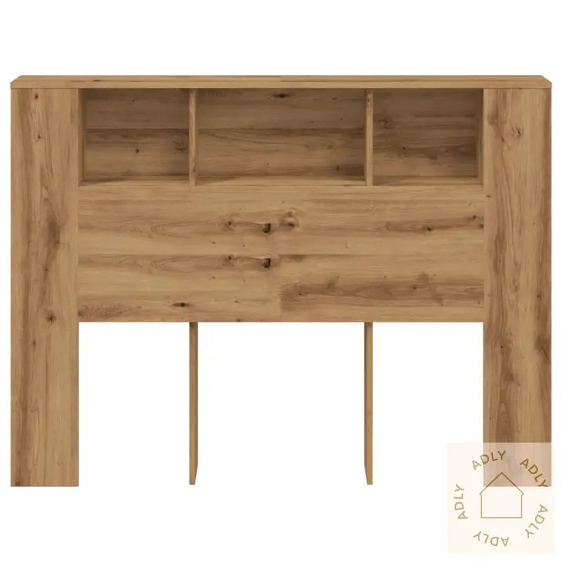 Hodegavl Med Hylle Artisan Eik 140X18,5X102,5 Cm Konstruert Tre