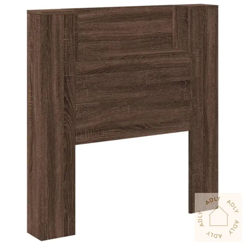 Hodegavl Skap Med Led Brun Eik 100X16,5X103,5 Cm