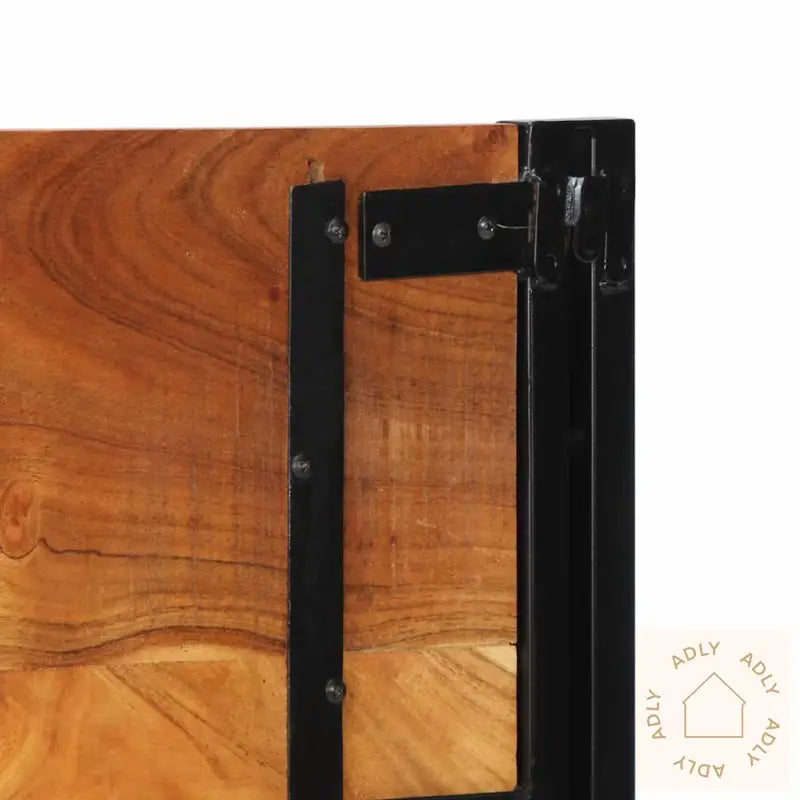Sengegavl 120 Cm Heltre Akasie Og Jern